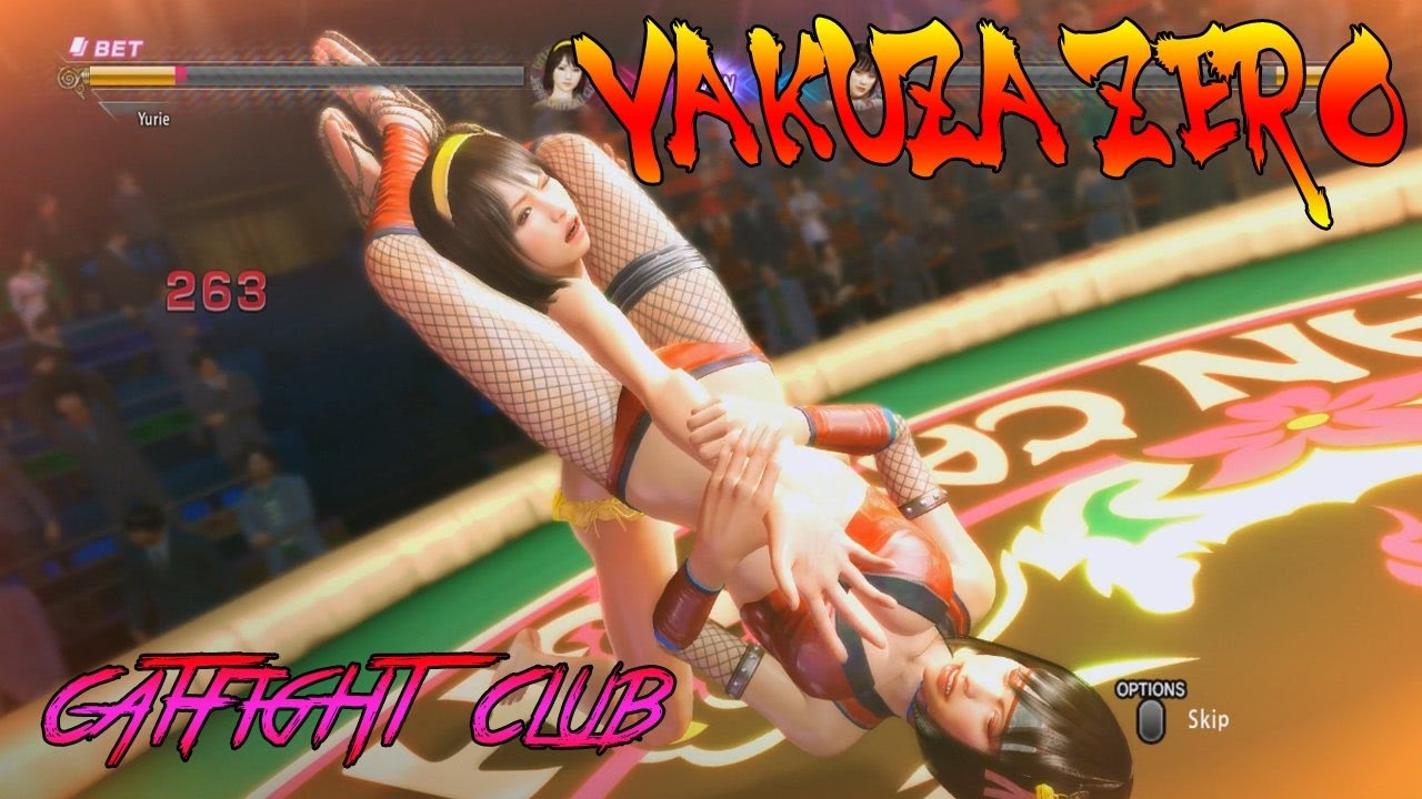 Yakuza Zero Catfight Club mini Game Gameplay